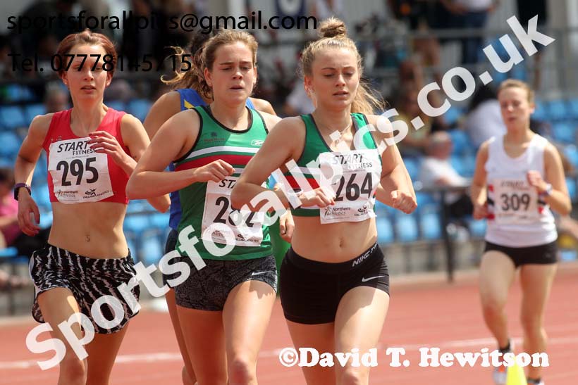 Senior womens 5000 metres, Northern Senior and Under-20s Champs., Sports City, Manchester. Photo: David T. Hewitson/Sports for All Pics